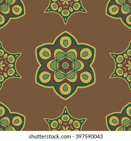 Seamless ethnic ornament