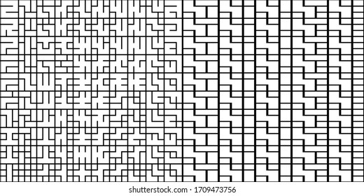 Seamless ethnic ornament. Checks, squares, rectangles, figures, symbols, signs pattern. Geometrical background. Tribe motif. Ethnical image. Folk illustration. Tribal textile print. Abstract vector.