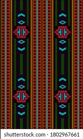  Seamless ethnic ornament for fabrics, interiors, ceramics and furniture in the style of Latin America.
 