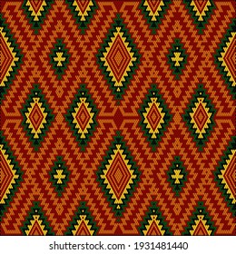 Seamless, ethnic ornament for fabrics, interiors, ceramics and furniture in the Arabic style. 