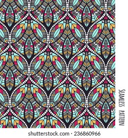 Seamless ethnic pattern.