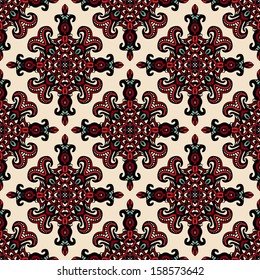 Seamless ethnic pattern ancient design