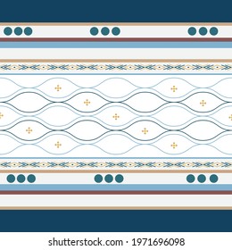 Seamless ethnic pattern aztec tribal