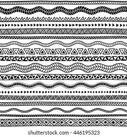 Maori Style Pattern Can Be Used Stock Vector (Royalty Free) 717198808