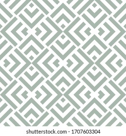 Seamless ethnic pattern. Chevrons, checks ornament. Curves, squares backdrop. Folk wallpaper. Arrows, polygons background. Tribal motif. Ancient mosaic. Angle brackets, quadrangles ornate. Abstract.