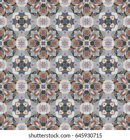 Seamless ethnic pattern. Decorative and design elements for textile or book covers, manufacturing, wallpapers, print, gift wrap.