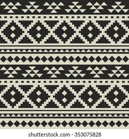 seamless ethnic pattern design