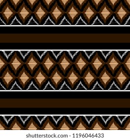 seamless ethnic pattern design. vector illustration