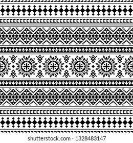 seamless ethnic pattern design. vector illustration. Aztec design