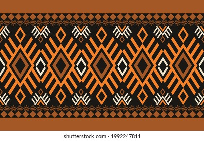 seamless ethnic pattern design. vector illustration