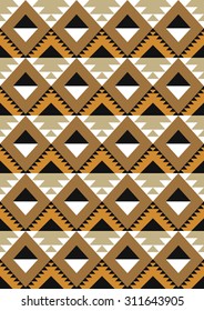 seamless ethnic pattern design. vector illustration