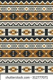 seamless ethnic pattern design. vector illustration