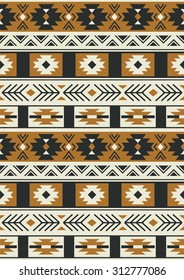 seamless ethnic pattern design. vector illustration