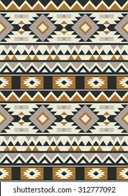 seamless ethnic pattern design. vector illustration