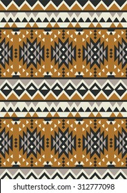 seamless ethnic pattern design. vector illustration