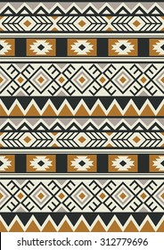 seamless ethnic pattern design. vector illustration