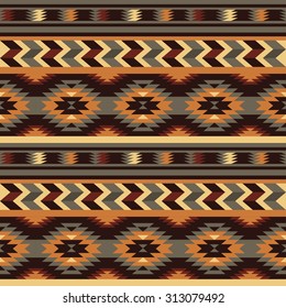 seamless ethnic pattern design. vector illustration