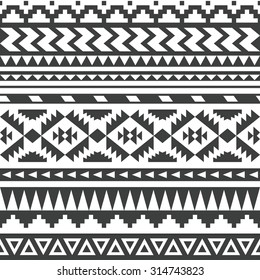 seamless ethnic pattern design. vector illustration
