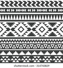 seamless ethnic pattern design. vector illustration