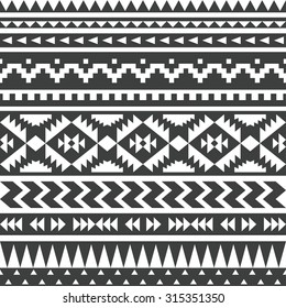 seamless ethnic pattern design. vector illustration