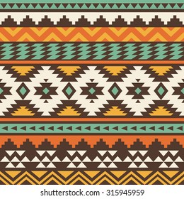 seamless ethnic pattern design. vector illustration