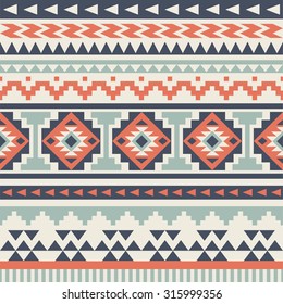 seamless ethnic pattern design. vector illustration