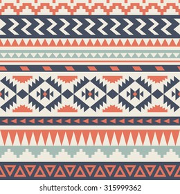 seamless ethnic pattern design. vector illustration