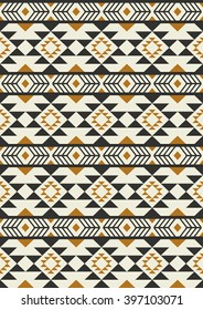 seamless ethnic pattern design. vector illustration