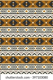 seamless ethnic pattern design. vector illustration