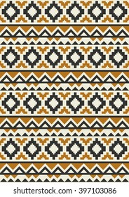 seamless ethnic pattern design. vector illustration