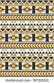 seamless ethnic pattern design. vector illustration