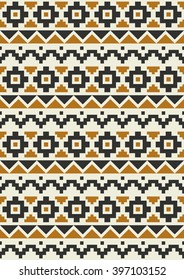 seamless ethnic pattern design. vector illustration