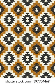 seamless ethnic pattern design. vector illustration