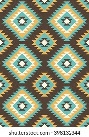 seamless ethnic pattern design. vector illustration