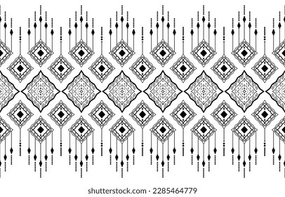 seamless ethnic pattern design.ethnic oriental ikat pattern traditional Design.ethnic oriental pattern traditional Design for background,carpet,clothing,wrapping,fabric,embroidery	