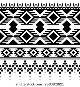 diseño de patrones étnicos sin fisuras.diseño tradicional de tipo étnico oriental de ikat.patrón étnico oriental tradicional Diseño para fondo, alfombra, ropa, envoltura, tela, bordado