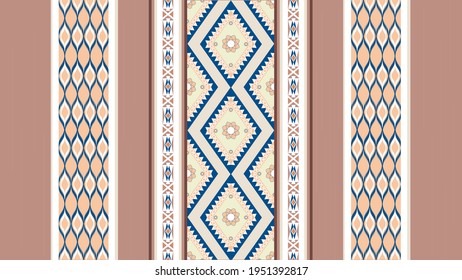 seamless ethnic pattern design.Geometric ethnic oriental ikat pattern traditional Design.Geometric ethnic oriental pattern traditional Design for background,carpet,clothing,wrapping,fabric,embroidery