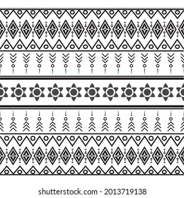 diseño de patrones étnicos sin fisuras.Diseño tradicional geométrico étnico oriental de ikat.Patrón geométrico étnico oriental Diseño tradicional para el fondo, alfombra, ropa, envoltura, tela, bordado