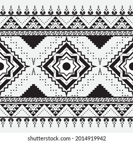 seamless ethnic pattern design.Geometric ethnic oriental ikat pattern traditional Design.Geometric ethnic oriental pattern traditional Design for background,carpet,clothing,wrapping,fabric,embroidery