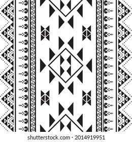 seamless ethnic pattern design.Geometric ethnic oriental ikat pattern traditional Design.Geometric ethnic oriental pattern traditional Design for background,carpet,clothing,wrapping,fabric,embroidery