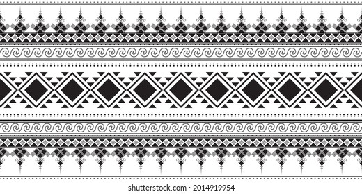 seamless ethnic pattern design.Geometric ethnic oriental ikat pattern traditional Design.Geometric ethnic oriental pattern traditional Design for background,carpet,clothing,wrapping,fabric,embroidery