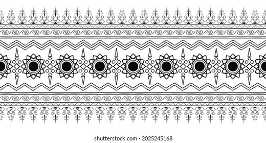 seamless ethnic pattern design.Geometric ethnic oriental ikat pattern traditional Design.Geometric ethnic oriental pattern traditional Design for background,carpet,clothing,wrapping,fabric,embroidery