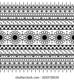 seamless ethnic pattern design.Geometric ethnic oriental ikat pattern traditional Design.Geometric ethnic oriental pattern traditional Design for background,carpet,clothing,wrapping,fabric,embroidery