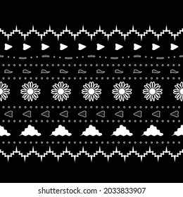 seamless ethnic pattern design.Geometric ethnic oriental ikat pattern traditional Design.Geometric ethnic oriental pattern traditional Design for background,carpet,clothing,wrapping,fabric,embroidery