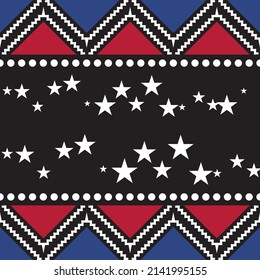 seamless ethnic pattern design.Geometric ethnic oriental ikat pattern traditional Design.Geometric ethnic oriental pattern traditional Design for background,carpet,clothing,wrapping,fabric,embroidery