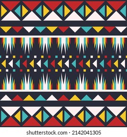 seamless ethnic pattern design.Geometric ethnic oriental ikat pattern traditional Design.Geometric ethnic oriental pattern traditional Design for background,carpet,clothing,wrapping,fabric,embroidery