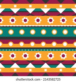 seamless ethnic pattern design.Geometric ethnic oriental ikat pattern traditional Design.Geometric ethnic oriental pattern traditional Design for background,carpet,clothing,wrapping,fabric,embroidery