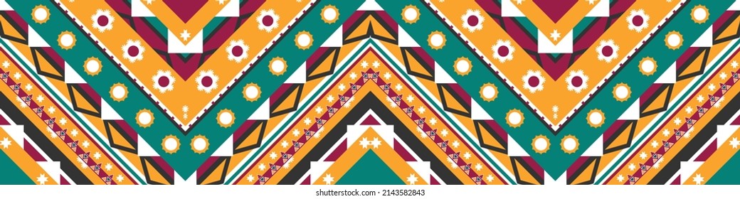 diseño de patrones étnicos sin fisuras.Diseño tradicional geométrico étnico oriental de ikat.Patrón geométrico étnico oriental Diseño tradicional para el fondo, alfombra, ropa, envoltura, tela, bordado