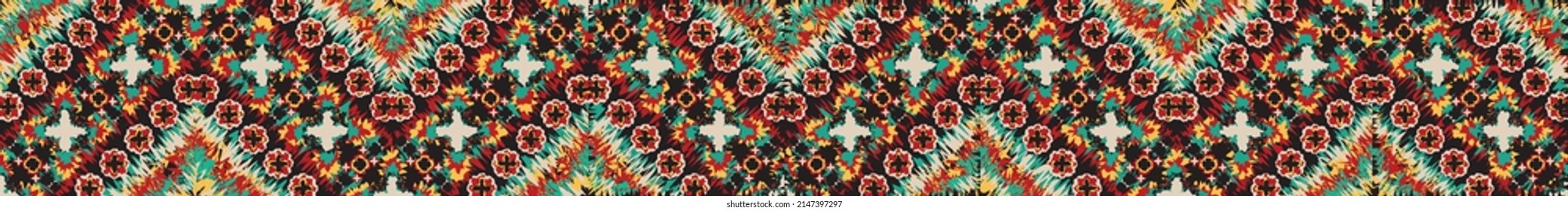 seamless ethnic pattern design.Geometric ethnic oriental ikat pattern traditional Design.ethnic oriental pattern,fabric,embroidery.Mexican pattern.merican pattern.latin african.indian fabric.Mexican