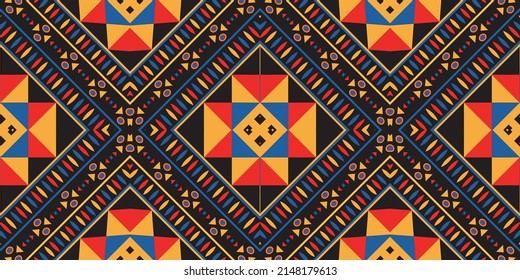 seamless ethnic pattern design.Geometric ethnic oriental ikat pattern traditional Design.ethnic oriental pattern,fabric,embroidery.Mexican pattern.merican pattern.latin african.indian fabric.Mexican